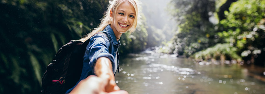 A friendly guide is taking your hand as you being on your Journey Of Self-Discovery. #JourneyofSelf